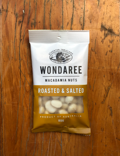 Wondaree Macadamias Roasted & Salted 80g