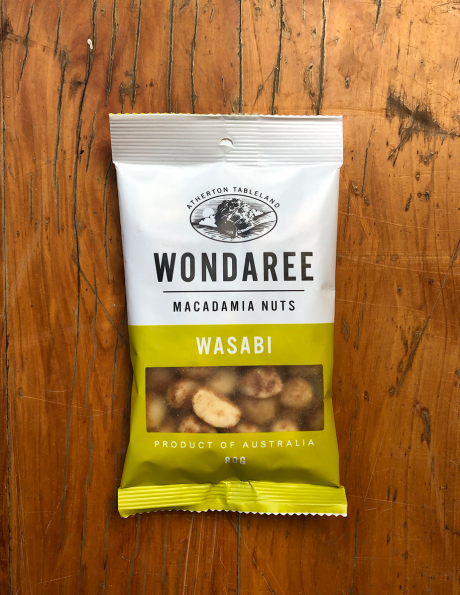 Wasabi 80g Wondaree Macadamias Wasabi 80g