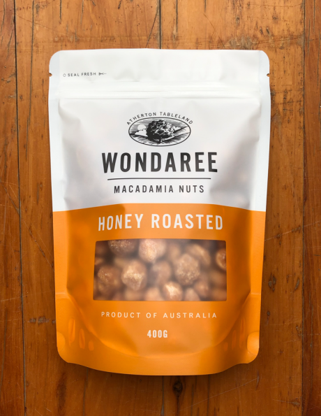 Wondaree Macadamias Honey Roasted 400g