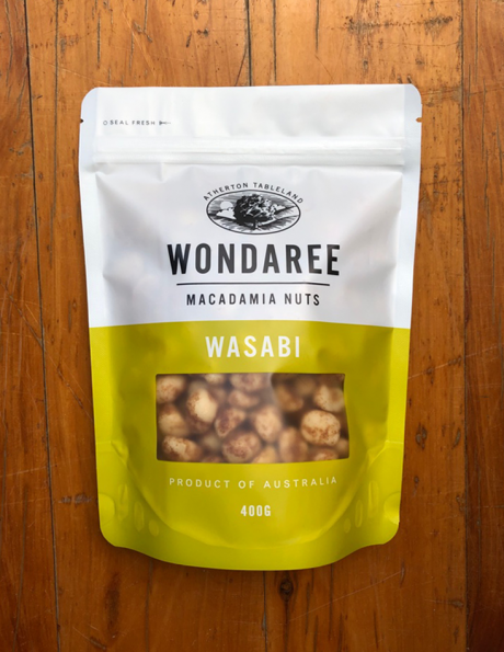 Wasabi 400g Wondaree Macadamias Wasabi 400g