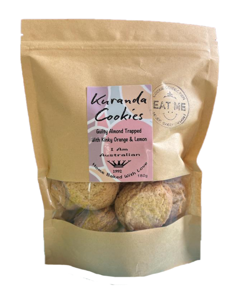 Guilty almonds surrounded by kinky oranges & lemons 30g Guilty almonds surrounded by kinky oranges & lemons 30g