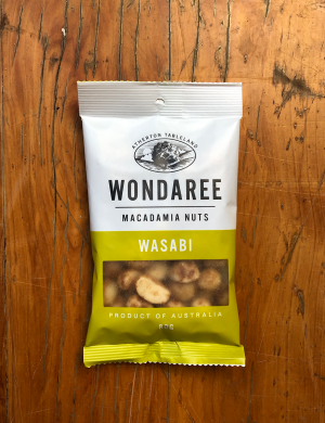 Wondaree Macadamias Wasabi 80g