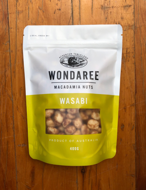 Wondaree Macadamias Wasabi 400g